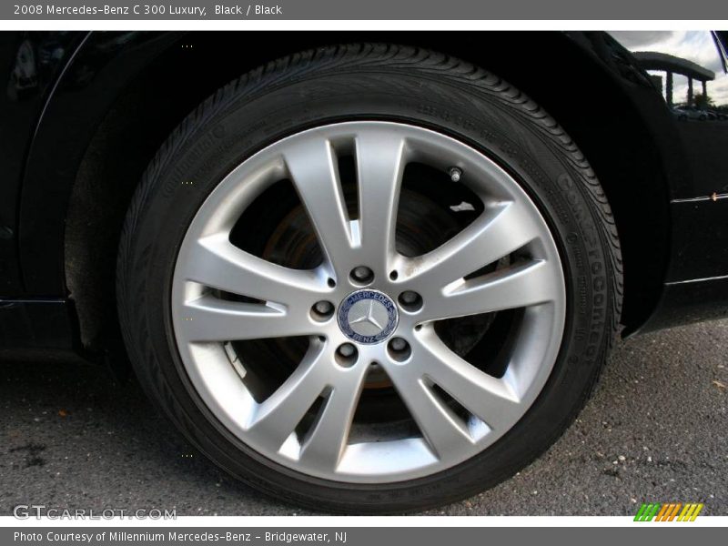 Black / Black 2008 Mercedes-Benz C 300 Luxury