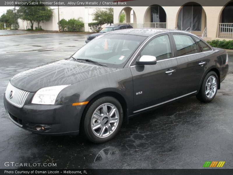 Alloy Grey Metallic / Charcoal Black 2008 Mercury Sable Premier Sedan