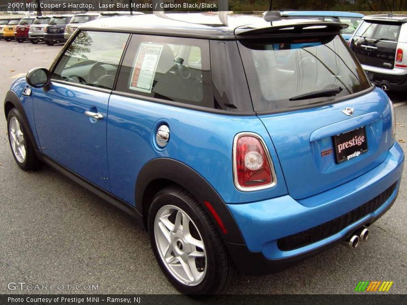 Laser Blue Metallic / Carbon Black/Black 2007 Mini Cooper S Hardtop