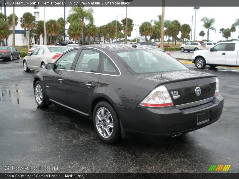 Alloy Grey Metallic / Charcoal Black 2008 Mercury Sable Premier Sedan