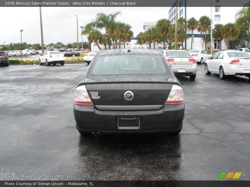 Alloy Grey Metallic / Charcoal Black 2008 Mercury Sable Premier Sedan