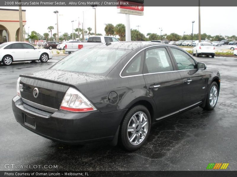 Alloy Grey Metallic / Charcoal Black 2008 Mercury Sable Premier Sedan