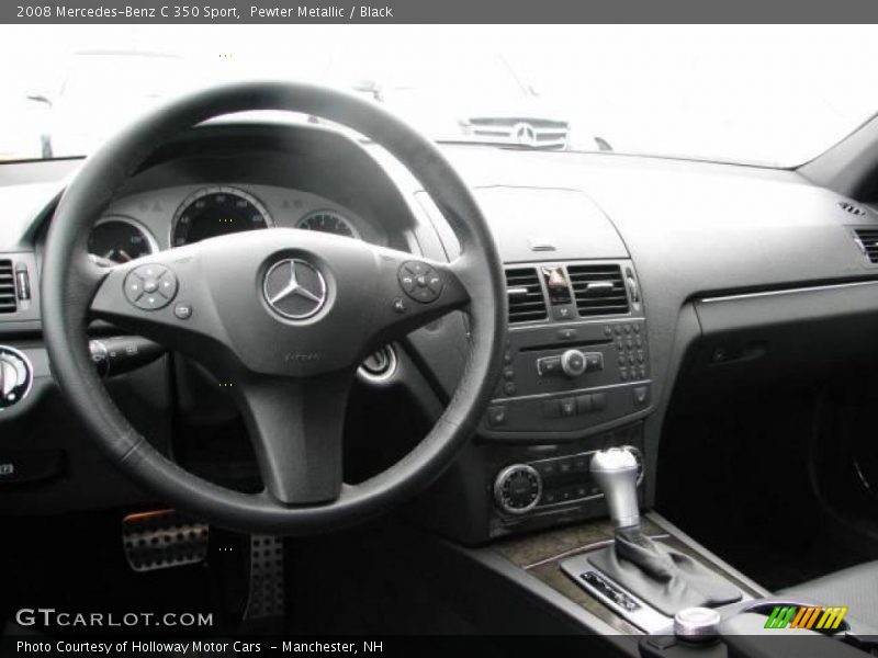Pewter Metallic / Black 2008 Mercedes-Benz C 350 Sport