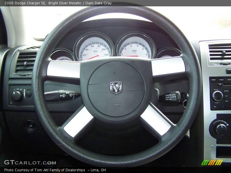 Bright Silver Metallic / Dark Slate Gray 2008 Dodge Charger SE