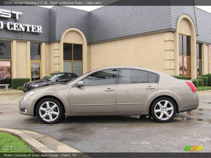 Spirited Bronze Pearl / Cafe Latte 2006 Nissan Maxima 3.5 SE