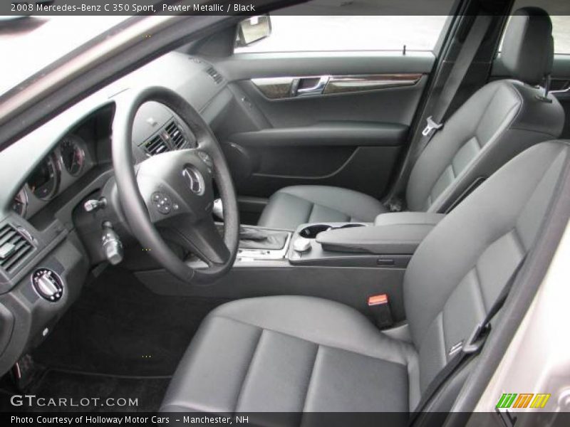 Pewter Metallic / Black 2008 Mercedes-Benz C 350 Sport