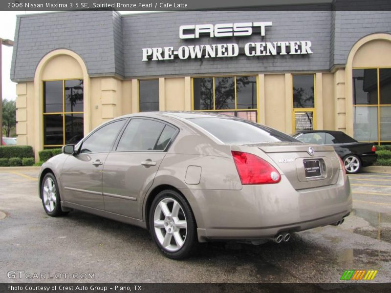 Spirited Bronze Pearl / Cafe Latte 2006 Nissan Maxima 3.5 SE