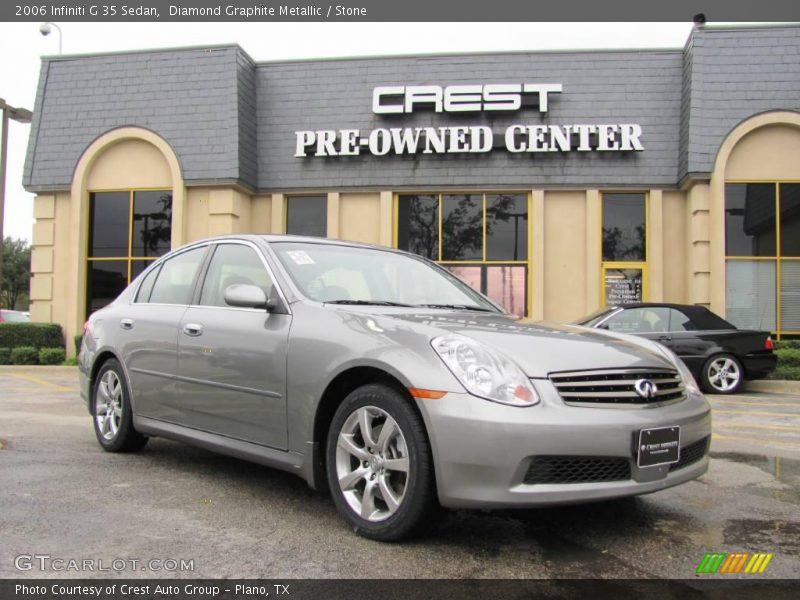 Diamond Graphite Metallic / Stone 2006 Infiniti G 35 Sedan