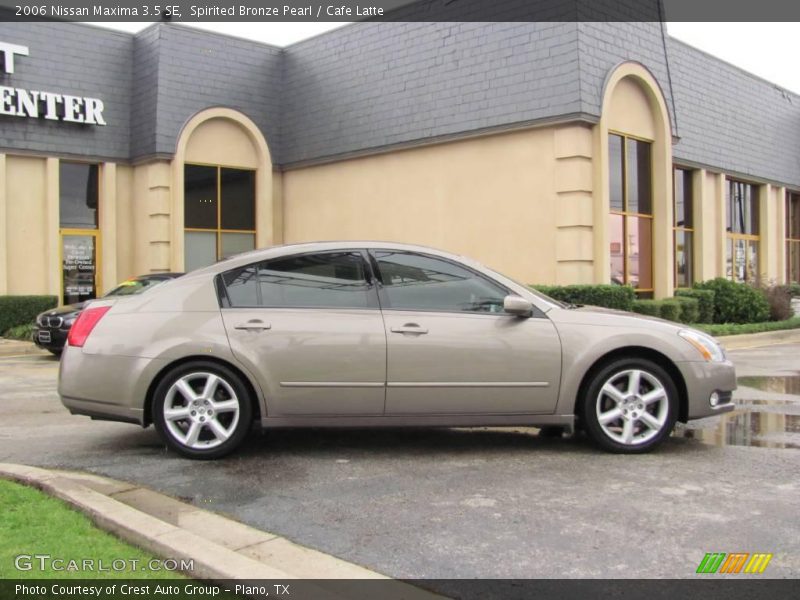 Spirited Bronze Pearl / Cafe Latte 2006 Nissan Maxima 3.5 SE