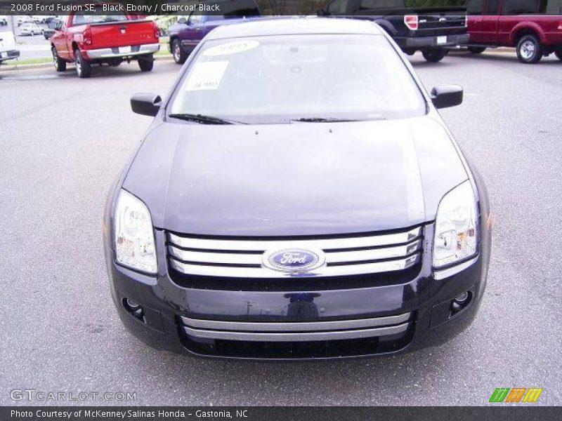 Black Ebony / Charcoal Black 2008 Ford Fusion SE