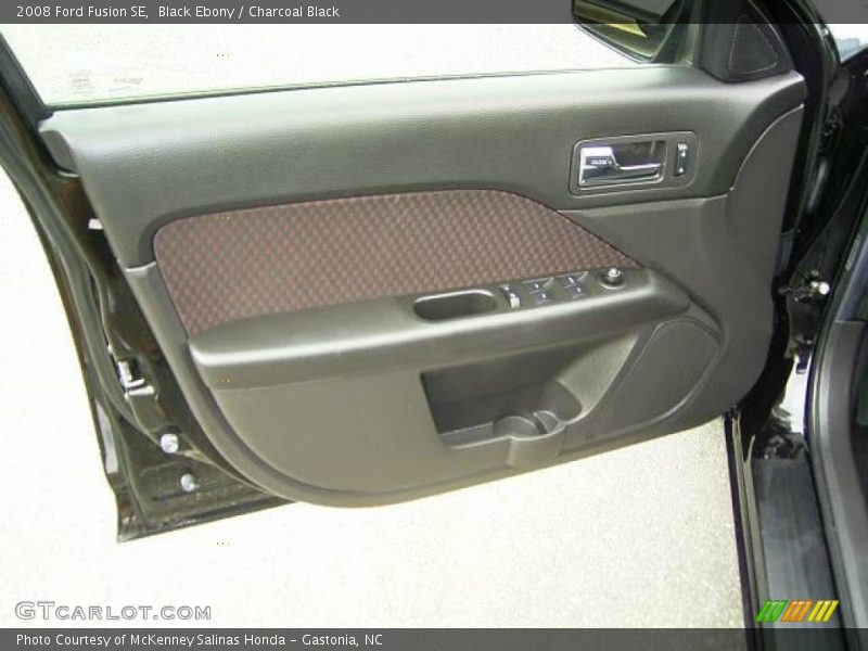 Black Ebony / Charcoal Black 2008 Ford Fusion SE