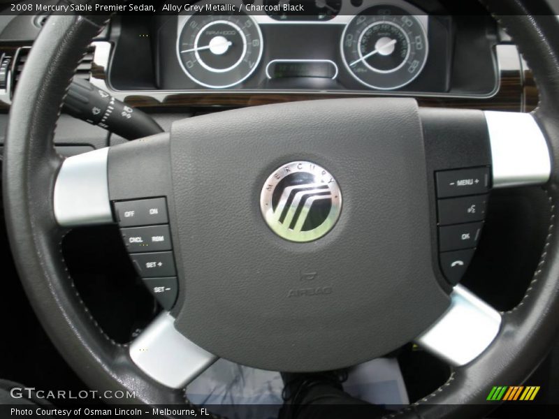Alloy Grey Metallic / Charcoal Black 2008 Mercury Sable Premier Sedan