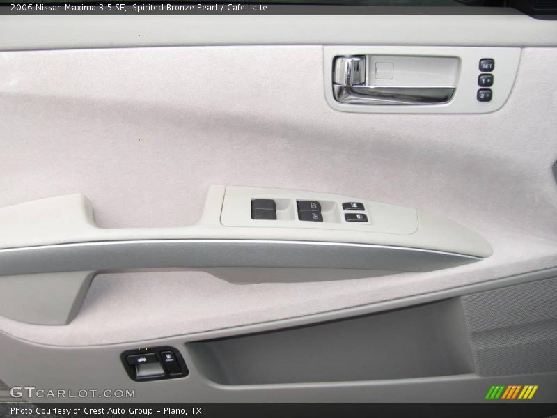 Spirited Bronze Pearl / Cafe Latte 2006 Nissan Maxima 3.5 SE