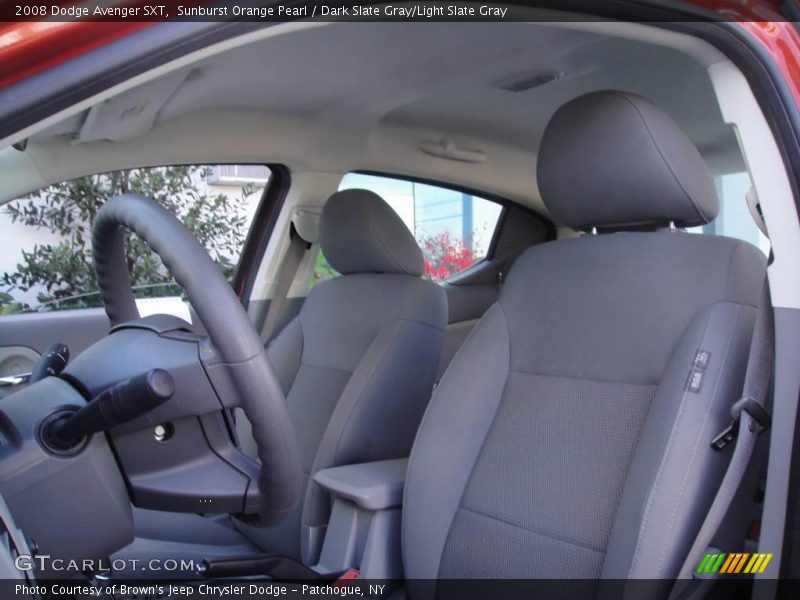 Sunburst Orange Pearl / Dark Slate Gray/Light Slate Gray 2008 Dodge Avenger SXT