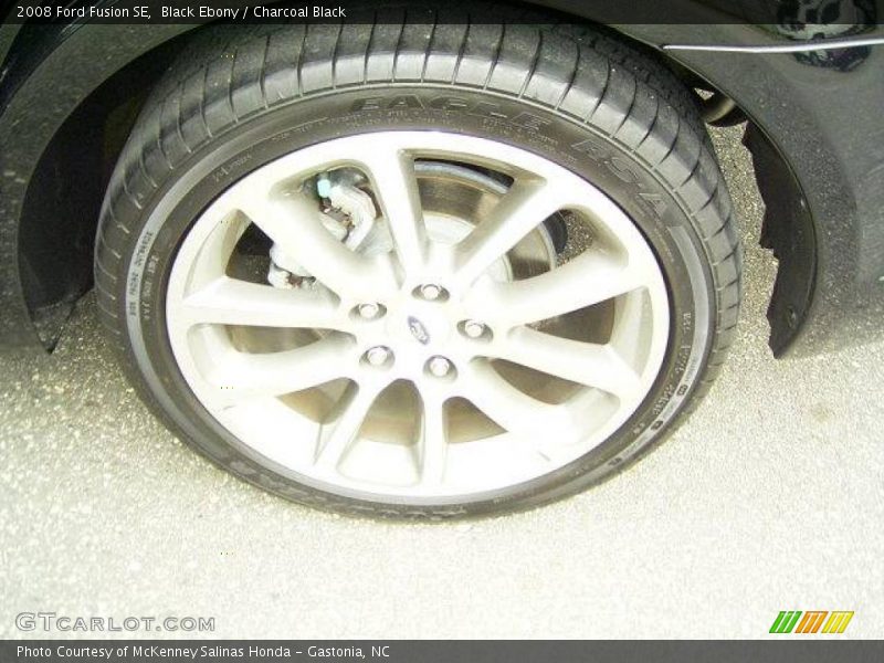 Black Ebony / Charcoal Black 2008 Ford Fusion SE