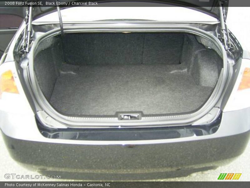 Black Ebony / Charcoal Black 2008 Ford Fusion SE
