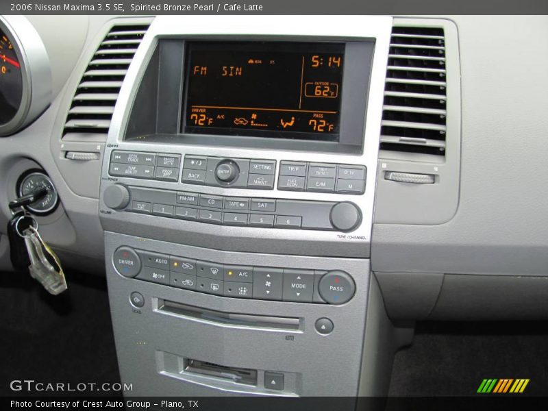 Spirited Bronze Pearl / Cafe Latte 2006 Nissan Maxima 3.5 SE