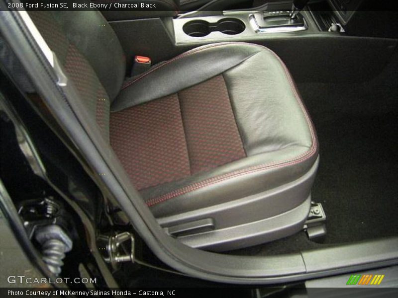 Black Ebony / Charcoal Black 2008 Ford Fusion SE