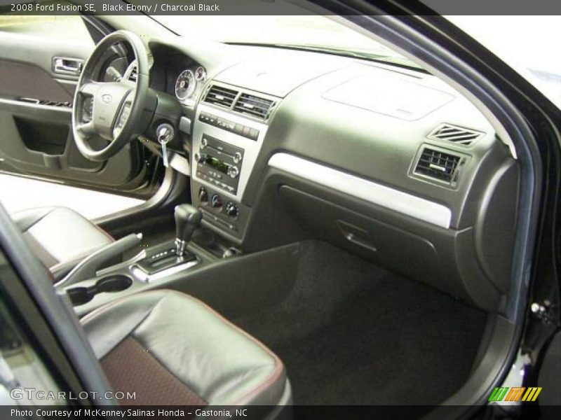 Black Ebony / Charcoal Black 2008 Ford Fusion SE