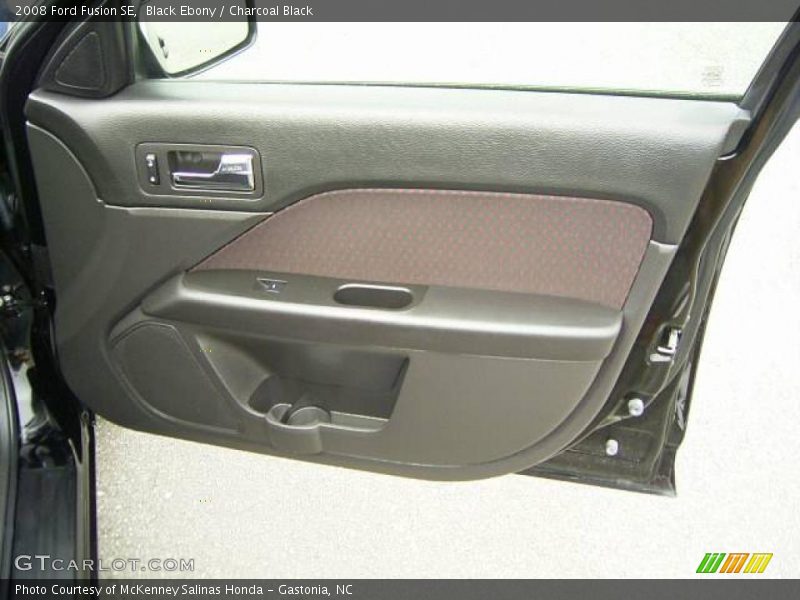 Black Ebony / Charcoal Black 2008 Ford Fusion SE