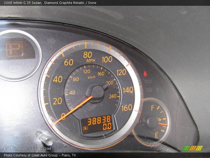 Diamond Graphite Metallic / Stone 2006 Infiniti G 35 Sedan