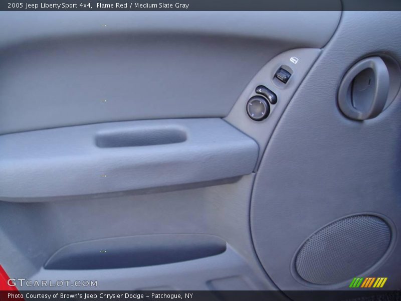 Flame Red / Medium Slate Gray 2005 Jeep Liberty Sport 4x4