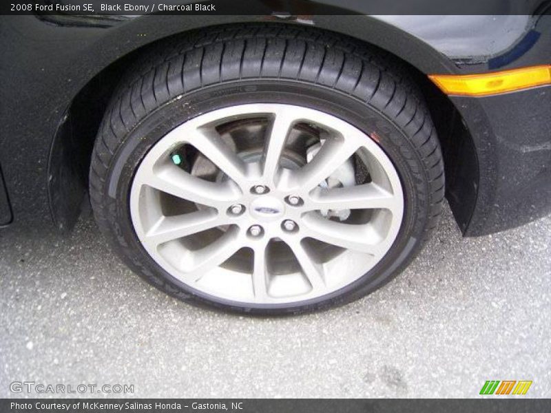 Black Ebony / Charcoal Black 2008 Ford Fusion SE