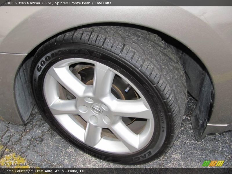 Spirited Bronze Pearl / Cafe Latte 2006 Nissan Maxima 3.5 SE