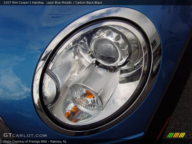 Laser Blue Metallic / Carbon Black/Black 2007 Mini Cooper S Hardtop