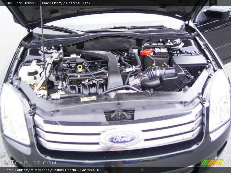 Black Ebony / Charcoal Black 2008 Ford Fusion SE