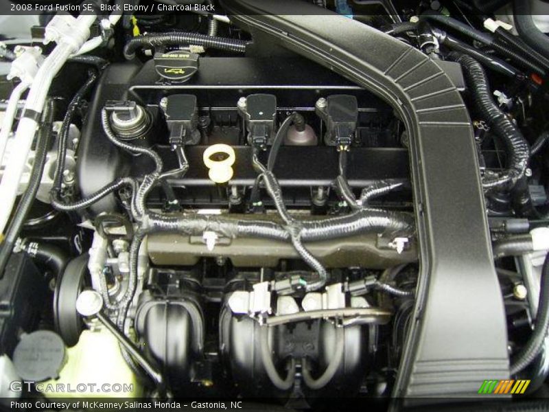 Black Ebony / Charcoal Black 2008 Ford Fusion SE