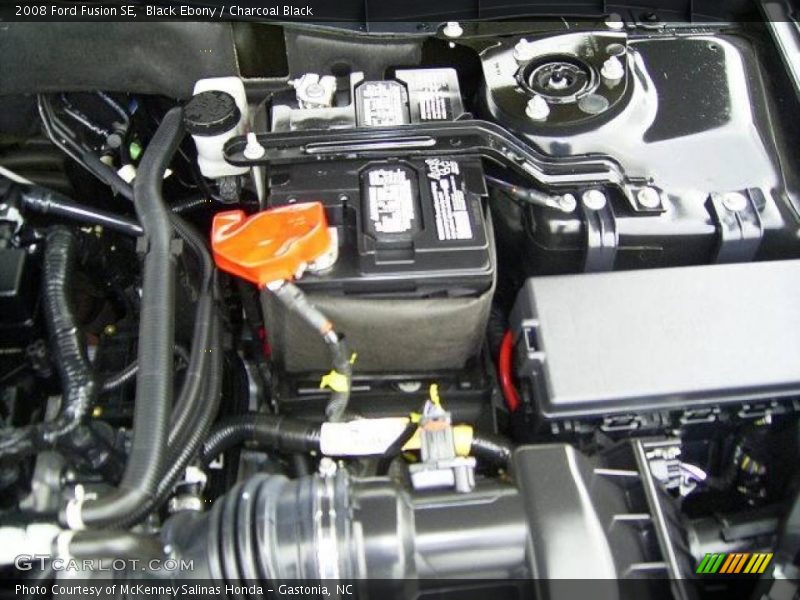 Black Ebony / Charcoal Black 2008 Ford Fusion SE