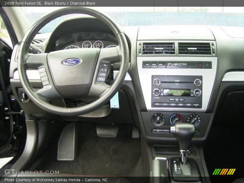 Black Ebony / Charcoal Black 2008 Ford Fusion SE