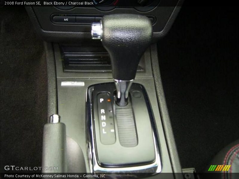 Black Ebony / Charcoal Black 2008 Ford Fusion SE