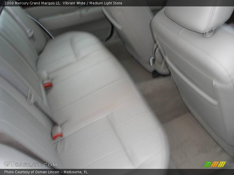 Vibrant White / Medium Light Stone 2009 Mercury Grand Marquis LS