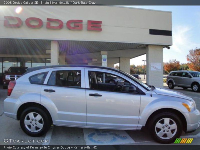 Bright Silver Metallic / Dark Slate Gray 2008 Dodge Caliber SE