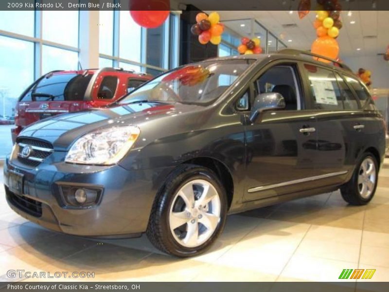 Denim Blue / Black 2009 Kia Rondo LX