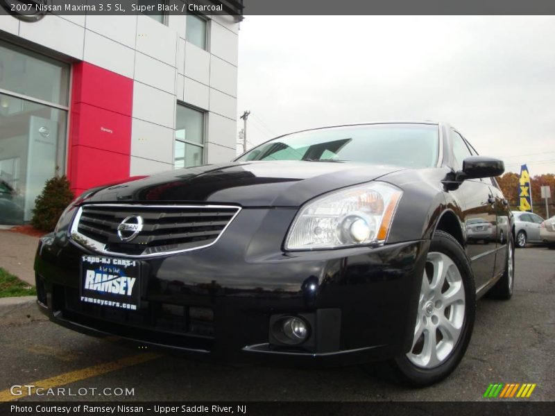 Super Black / Charcoal 2007 Nissan Maxima 3.5 SL