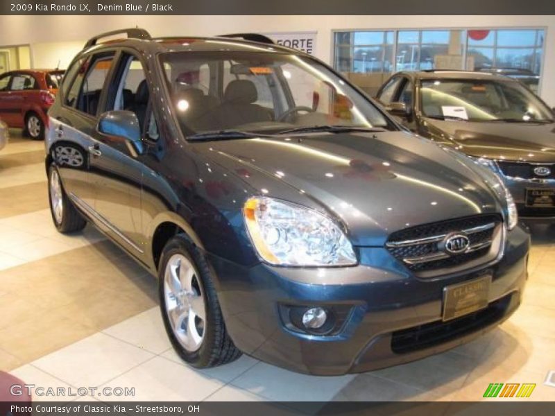 Denim Blue / Black 2009 Kia Rondo LX