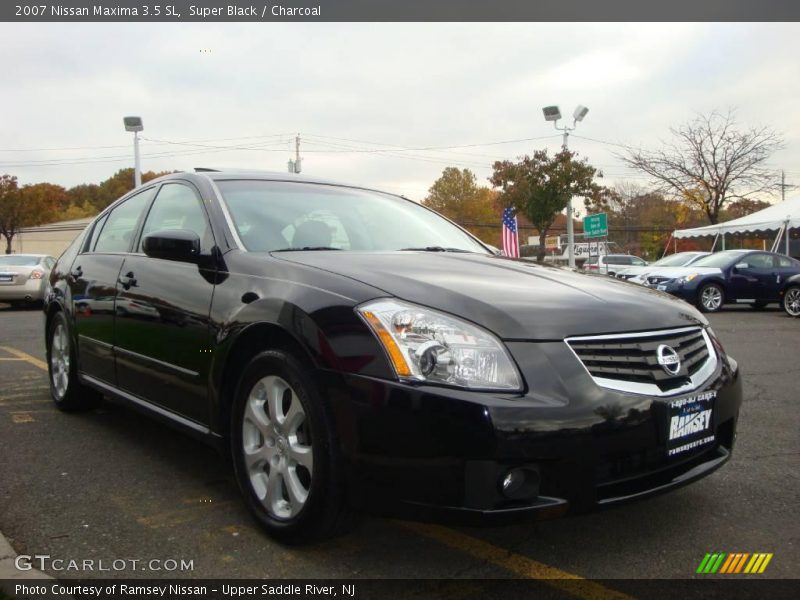 Super Black / Charcoal 2007 Nissan Maxima 3.5 SL
