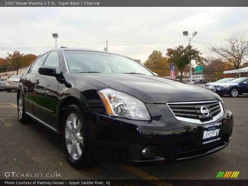 Super Black / Charcoal 2007 Nissan Maxima 3.5 SL