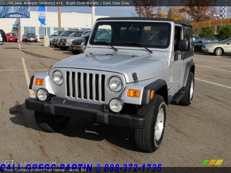 Bright Silver Metallic / Dark Slate Gray 2006 Jeep Wrangler Unlimited 4x4