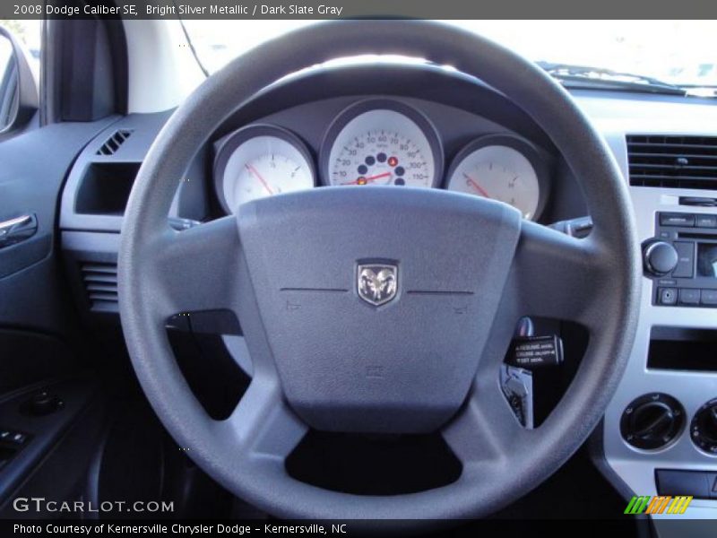 Bright Silver Metallic / Dark Slate Gray 2008 Dodge Caliber SE