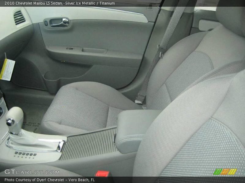 Silver Ice Metallic / Titanium 2010 Chevrolet Malibu LS Sedan