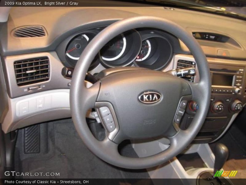 Bright Silver / Gray 2009 Kia Optima LX