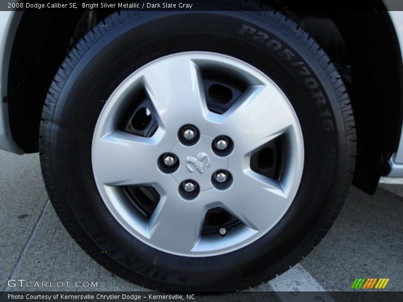 Bright Silver Metallic / Dark Slate Gray 2008 Dodge Caliber SE