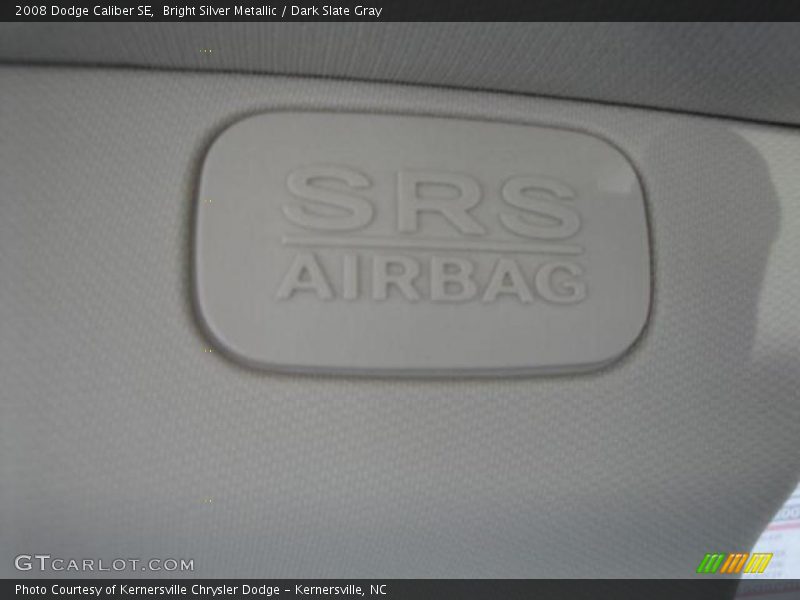 Bright Silver Metallic / Dark Slate Gray 2008 Dodge Caliber SE