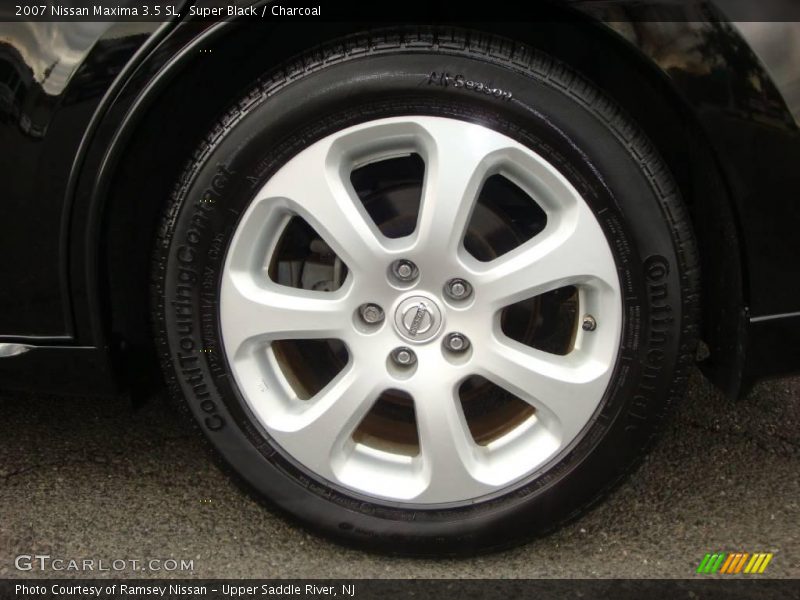 Super Black / Charcoal 2007 Nissan Maxima 3.5 SL