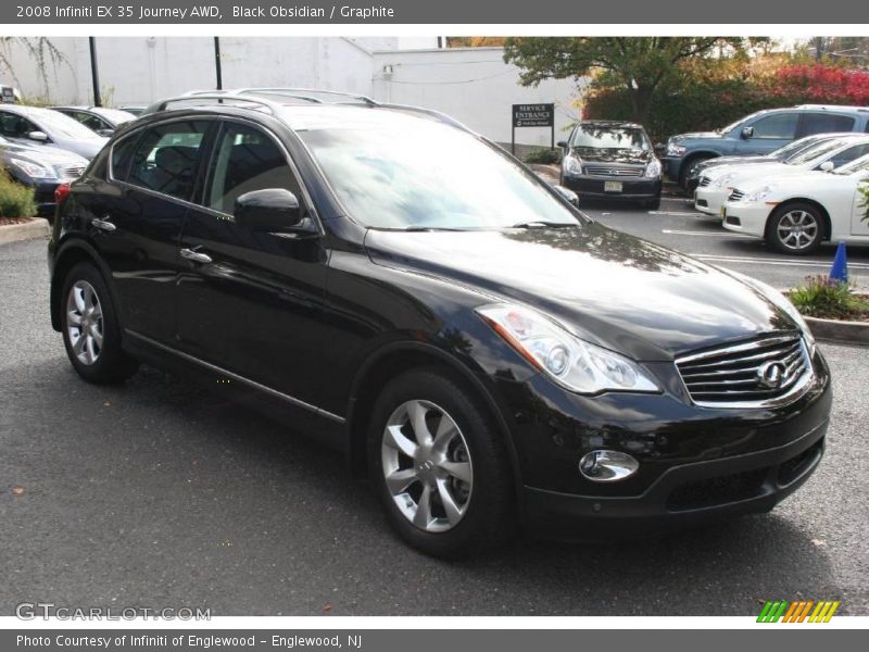 Black Obsidian / Graphite 2008 Infiniti EX 35 Journey AWD