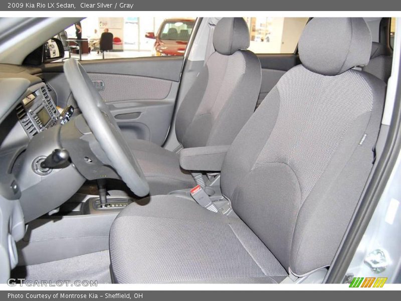 Clear Silver / Gray 2009 Kia Rio LX Sedan